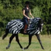 Bucas Buzz Off Riding Zebra Rug -Finest Equestrian Supplies bucas buzz off zebra riding 3 jpg