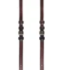 Henry James Buckle Cheekpieces -Finest Equestrian Supplies buckle cheekpieces brown 1 3 jpg