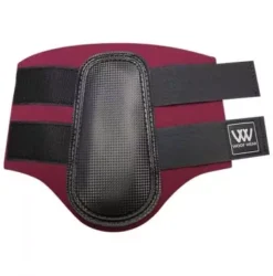 Woof Wear Club Brushing Boot - WB0003 -Finest Equestrian Supplies burgundy flat 1 1 jpg
