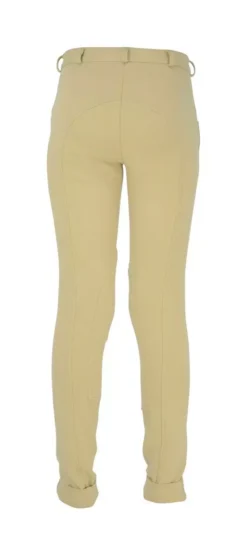 HyPERFORMANCE Burton Childrens Jodhpurs 33 HyPERFORMANCE Burton Childrens Jodhpurs -Finest Equestrian Supplies burton beige back 1 4 jpg