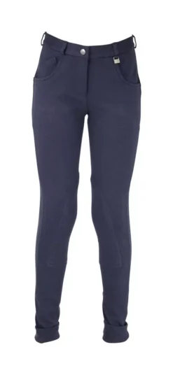 HyPERFORMANCE Burton Childrens Jodhpurs 36 HyPERFORMANCE Burton Childrens Jodhpurs -Finest Equestrian Supplies burton navy 1 5 jpg