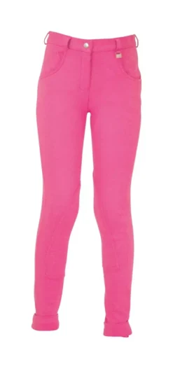 HyPERFORMANCE Burton Childrens Jodhpurs 27 HyPERFORMANCE Burton Childrens Jodhpurs -Finest Equestrian Supplies burton pink front 1 5 jpg
