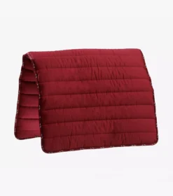 Premier Equine Buster Reversible Saddle Pad -Finest Equestrian Supplies buster reversible saddle pad burgundy 1 jpg