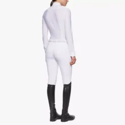 Cavalleria Toscana Women's Technical Long Sleeved Shirt - White