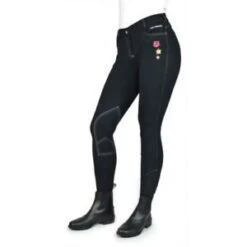 John Whitaker Kids Calder Breeches 38 John Whitaker Kids Calder Breeches -Finest Equestrian Supplies calder breeches black b 2