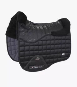 Premier Equine Capella Close Contact Merino Wool Dressage Square 32 Premier Equine Capella Close Contact Merino Wool Dressage Square -Finest Equestrian Supplies capella cc merino wool dressage square black black wool 1 1 jpg
