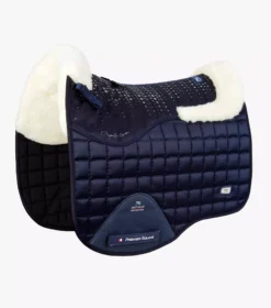 Premier Equine Capella Close Contact Merino Wool Dressage Square 36 Premier Equine Capella Close Contact Merino Wool Dressage Square -Finest Equestrian Supplies capella cc merino wool dressage square navy natural 1 1 jpg