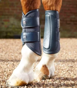 Premier Equine Carbon Air-Tech Double Locking Brushing Boots -Finest Equestrian Supplies carbon air tech double locking brushing boot navy 1 4 jpg