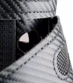 Premier Equine Carbon Tech Air Cooled Eventing Boots -Finest Equestrian Supplies carbon tech air cooled eventing boots black back 3 4 jpg