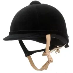 Charles Owen Hampton Hat Adults Sizes 56-65cm -Finest Equestrian Supplies charles owen hampton riding hat black 8 jpg