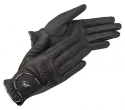 LeMieux Classic Riding Gloves -Finest Equestrian Supplies classic riding glove black 1 1 jpg