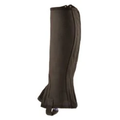 Tuffa Cleveland Neoprene Half Chaps Childs -Finest Equestrian Supplies cleveland neo chaps brown 1 3 2