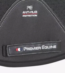 Premier Equine Close Contact Airtechnology Shockproof Wool European Saddle Pad Dressage Square -Finest Equestrian Supplies close contact airtechnology shockproof european merino wool half lined dressage square black 5 1 jpg
