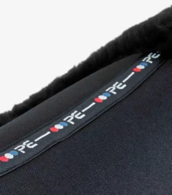 Premier Equine Close Contact Airtechnology Shockproof Wool European Saddle Pad Dressage Square -Finest Equestrian Supplies close contact airtechnology shockproof european merino wool half lined dressage square black 6 1 jpg