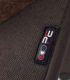 Premier Equine Close Contact Airtechnology Shockproof Wool European Saddle Pad Dressage Square -Finest Equestrian Supplies close contact airtechnology shockproof european merino wool half lined dressage square brown 2 1 jpg