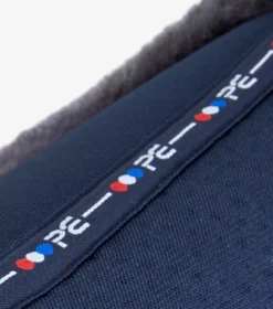 Premier Equine Close Contact Airtechnology Shockproof Wool European Saddle Pad Dressage Square -Finest Equestrian Supplies close contact airtechnology shockproof european merino wool half lined dressage square navy 6 1 jpg