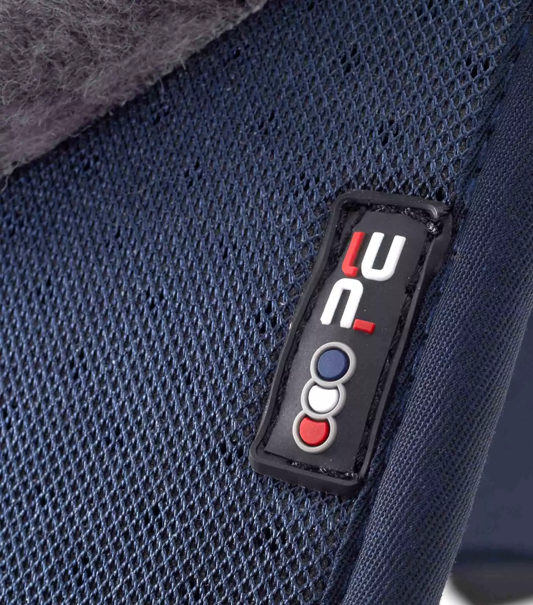 Premier Equine Close Contact Airtechnology Shockproof Wool Saddle Pad - GP/Jump Square Navy/Grey Wool 6 Premier Equine Close Contact Airtechnology Shockproof Wool Saddle Pad - GP/Jump Square Navy/Grey Wool - Image 4