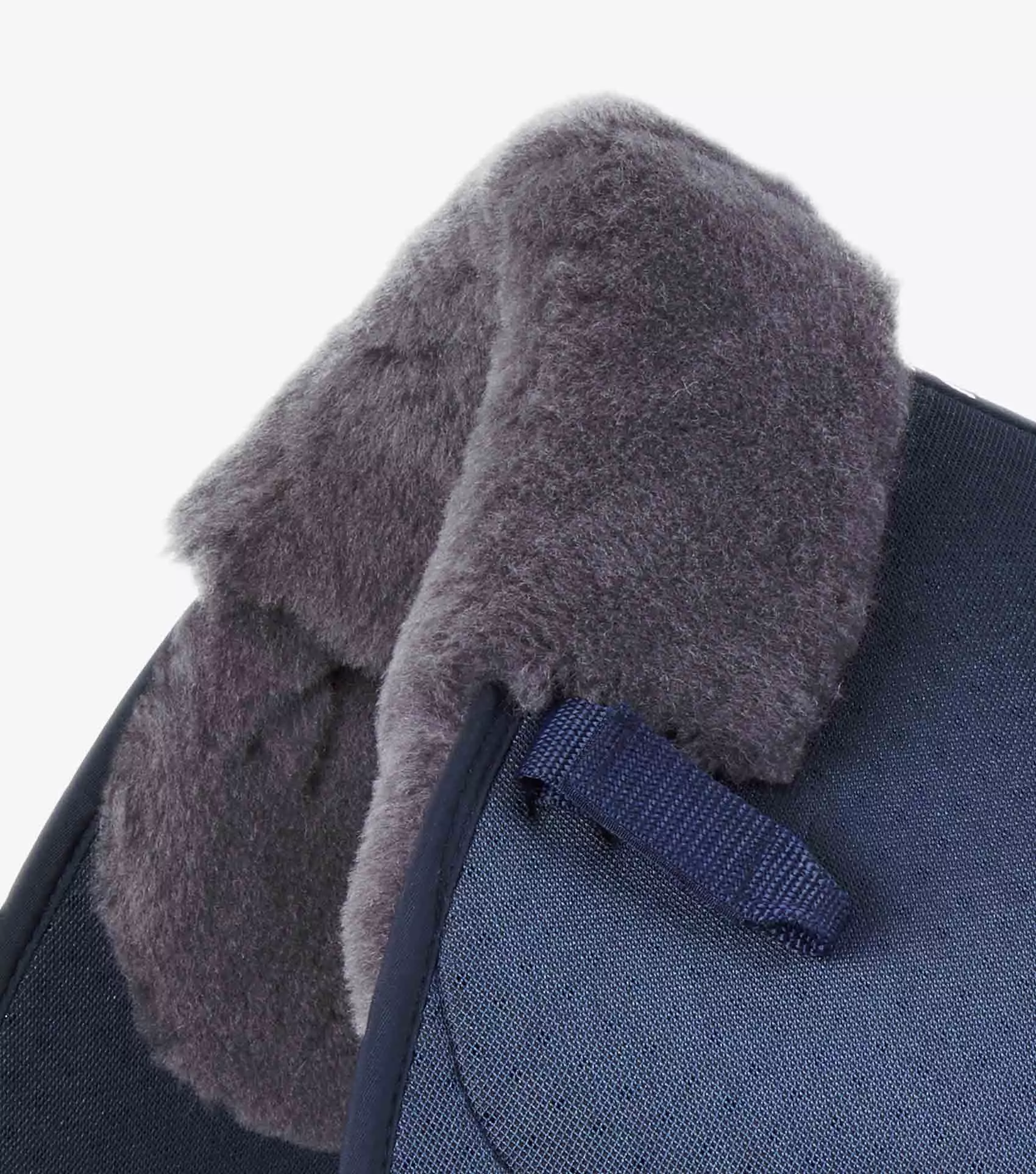 Premier Equine Close Contact Airtechnology Shockproof Wool Saddle Pad - GP/Jump Square Navy/Grey Wool 7 Premier Equine Close Contact Airtechnology Shockproof Wool Saddle Pad - GP/Jump Square Navy/Grey Wool - Image 5