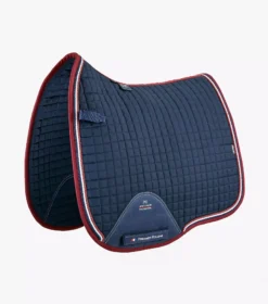 Premier Equine Close Contact European Cotton Saddle Pad Dressage Square 24 Premier Equine Close Contact European Cotton Saddle Pad Dressage Square -Finest Equestrian Supplies close contact european cotton saddle pad dressage square navy 1 jpg