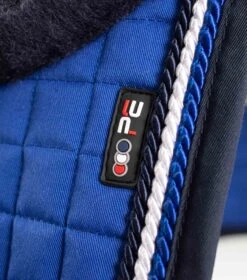 Premier Equine Close Contact Merino Wool European Saddle Pad - GP/Jump Square -Finest Equestrian Supplies close contact merino wool european half lined gp jump square royal blue navy 2 1 1