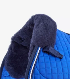 Premier Equine Close Contact Merino Wool European Saddle Pad - GP/Jump Square -Finest Equestrian Supplies close contact merino wool european half lined gp jump square royal blue navy 3 1 jpg