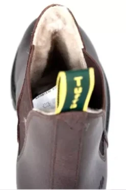 Tuffa Clydesdale Fleece Yard Boots Brown -Finest Equestrian Supplies clydesdale fleece brown 4 1 1 jpg