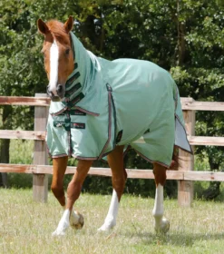 Premier Equine Combo Mesh Air Fly Rug With Surcingles -Finest Equestrian Supplies combo mesh air fly rug with surcingles mint green 1 5 jpg