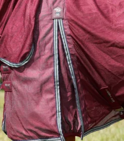 Premier Equine Combo Mesh Air Fly Rug With Surcingles -Finest Equestrian Supplies combo mesh air fly rug with surcingles wine 3 4 jpg