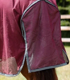 Premier Equine Combo Mesh Air Fly Rug With Surcingles -Finest Equestrian Supplies combo mesh air fly rug with surcingles wine 6 1 jpg