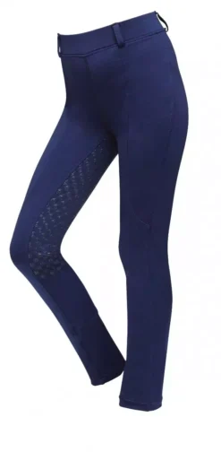 Dublin Childs Performance Cool-It Gel Riding Tights -Finest Equestrian Supplies cool it gel riding rights childs navy 2 jpg