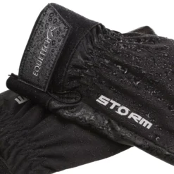 Equetech Childrens Storm Waterproof Riding Gloves 20 Equetech Childrens Storm Waterproof Riding Gloves -Finest Equestrian Supplies csg close 1 jpg