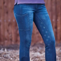 Dublin Shona Full Grip Silicone Print Denim Breeches -Finest Equestrian Supplies d11e75075bfcc687453d4ee3e12b76f4 1 jpg