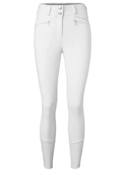 Mountain Horse Diana High Waist Breeches -Finest Equestrian Supplies diana breechers white f 6 jpg