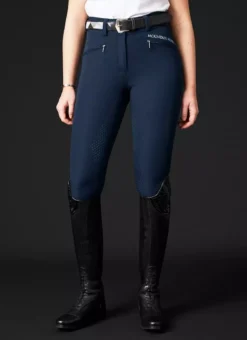 Mountain Horse Diana High Waist Breeches -Finest Equestrian Supplies diana navy front 3 jpg