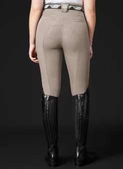 Mountain Horse Diana High Waist Breeches -Finest Equestrian Supplies diana taupe back 6 jpg