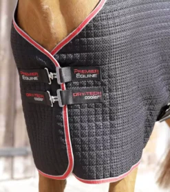 Premier Equine Dry-Tech Horse Cooler Rug -Finest Equestrian Supplies dry tech cooler rug black 2 6 jpg