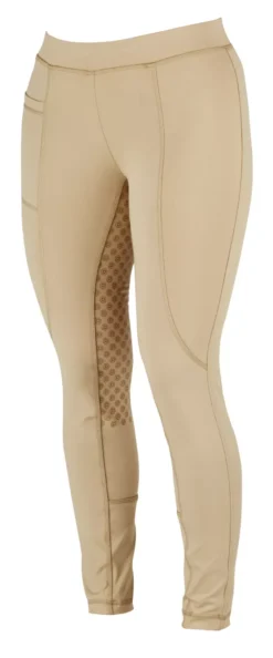 Dublin Childs Performance Cool-It Gel Riding Tights -Finest Equestrian Supplies dublin childs performance cool it gel riding tights beige png