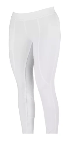 Dublin Childs Performance Cool-It Gel Riding Tights -Finest Equestrian Supplies dublin childs performance cool it gel riding tights white a 4 png