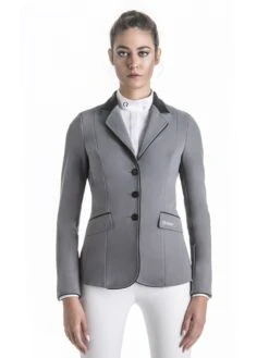 EGO7 Elegance CL Show Jacket -Finest Equestrian Supplies elegance cl jacket greyblack foto prodotto 5