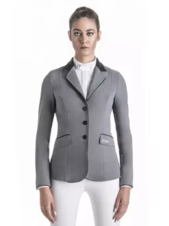 EGO7 Elegance CL Show Jacket -Finest Equestrian Supplies elegance cl jacket greyblack foto prodotto 5 4 jpg
