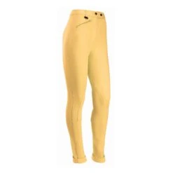 Equetech Junior Prima Jodhpurs -Finest Equestrian Supplies equetech junior prima jods canary 2