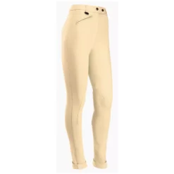 Equetech Junior Prima Jodhpurs -Finest Equestrian Supplies equetech junior prima jods champaigne 2 jpg