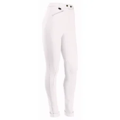 Equetech Junior Prima Jodhpurs -Finest Equestrian Supplies equetech junior prima jods white 2 jpg