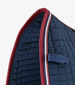 Premier Equine Close Contact European Cotton Saddle Pad Dressage Square 32 Premier Equine Close Contact European Cotton Saddle Pad Dressage Square -Finest Equestrian Supplies european cotton dressage square navy 3 1 jpg