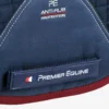 Premier Equine Close Contact European Cotton Saddle Pad Dressage Square -Finest Equestrian Supplies european cotton dressage square navy 5 1 jpg
