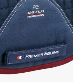 Premier Equine Close Contact European Cotton Saddle Pad Dressage Square
