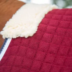 Premier Equine PremTex Horse Cooler Rug -Finest Equestrian Supplies facebook premtex cooler burgundy4 7 jpg