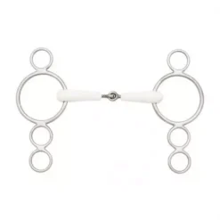 Elico Flexi Jointed Continental Gag/Elevator Bit -Finest Equestrian Supplies flex30 bit 600x600 1 2 jpg