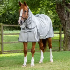 Premier Equine Fly Lite Bug Rug -Finest Equestrian Supplies fly lite bug rug silver 1 4 jpg