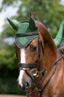 LeMieux Classic Fly Hood -Finest Equestrian Supplies fly hunter on horse jpg
